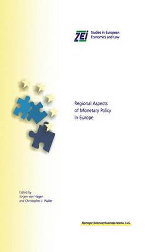 Cover image for Regional Aspects of Monetary Policy in Europe