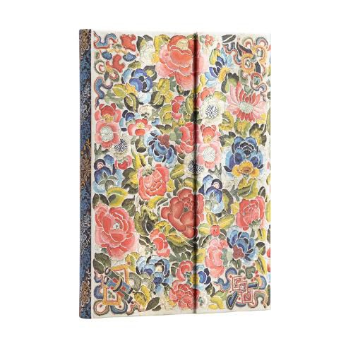 Cover image for Pear Garden (Peking Opera Embroidery) Midi Lined Hardcover Journal