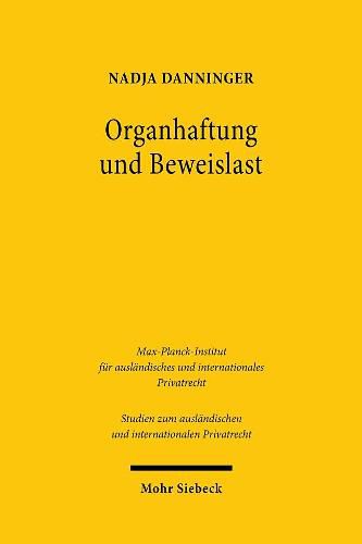 Cover image for Organhaftung und Beweislast