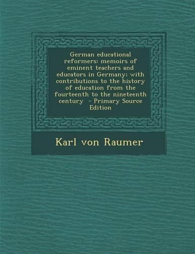 Cover image for German Educational Reformers