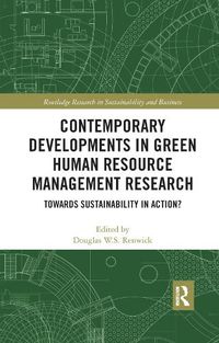 Cover image for Contemporary Developments in Green Human Resource Management Research: Towards Sustainability in Action?