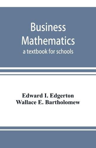 Cover image for Business mathematics; a textbook for schools