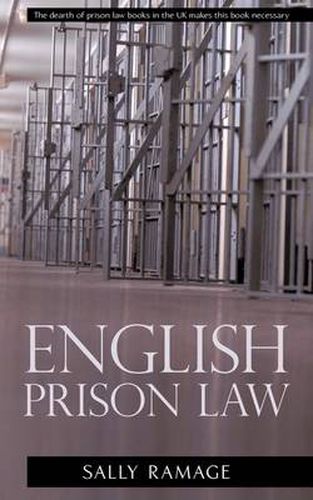 Cover image for English Prison Law