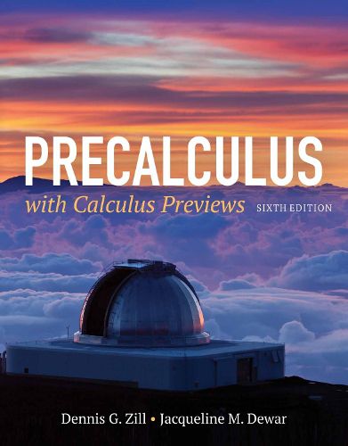 Cover image for Precalculus With Calculus Previews