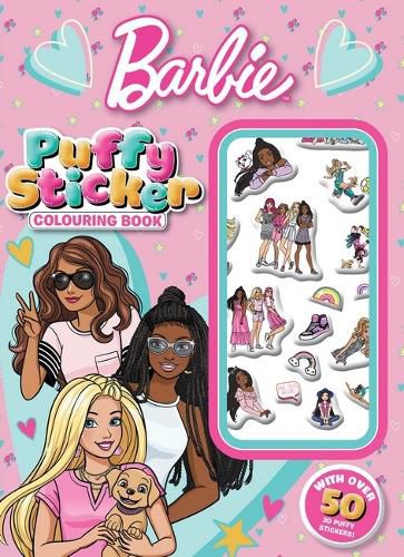 Cover image for Barbie: Puffy Sticker Colouring Book (Mattel)