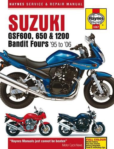 Cover image for Suzuki GSF600, 650 & 1200 Bandit Fours (95-06): 95-06