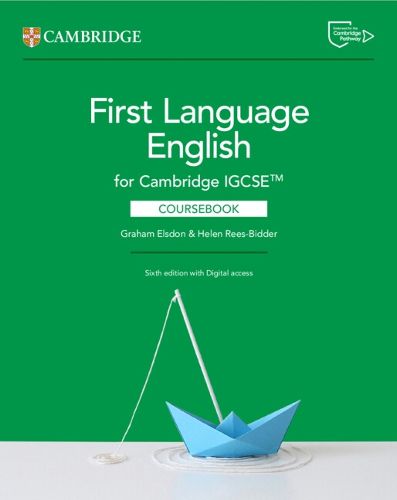 Cover image for Cambridge IGCSE (TM) First Language English Coursebook with Digital Access (2 Years)