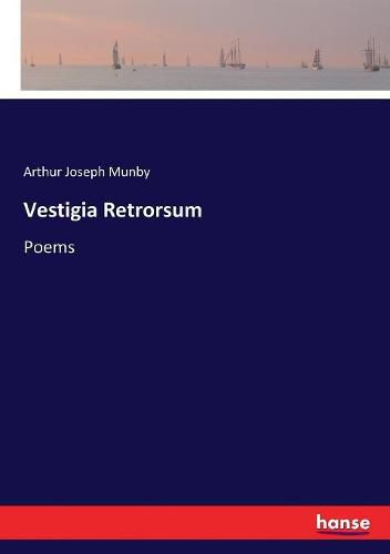 Cover image for Vestigia Retrorsum: Poems