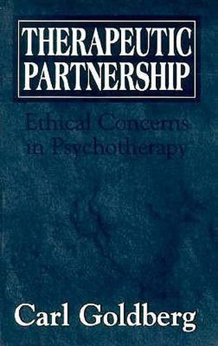 Cover image for Therapeutic Partnership: Ethical Concerns in Psychotherapy