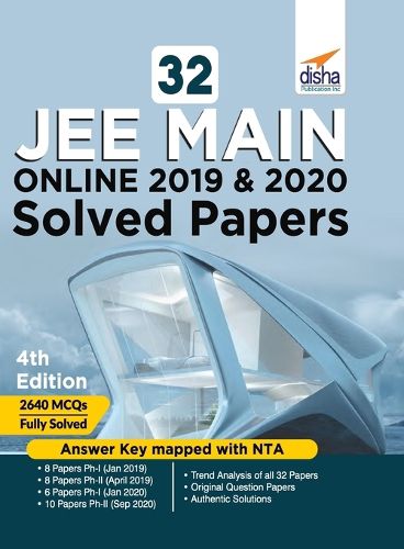 Cover image for 32 Jee Main Online 2019 & 2020 Solved Papers