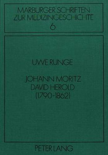 Cover image for Johann Moritz David Herold (1790-1862): Leben Und Werk