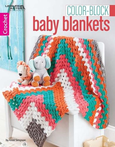 Cover image for Color-Block Baby Blankets