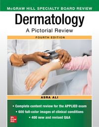 Cover image for McGraw Hill Specialty Board Review Dermatology: A Pictorial Review, Fourth Edition