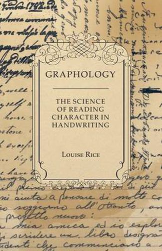 Cover image for Graphology - The Science of Reading Character in Handwriting