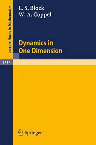 Cover image for Dynamics in One Dimension