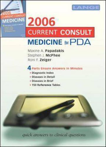 Cover image for Current Consult Medicine 2006 for PDA