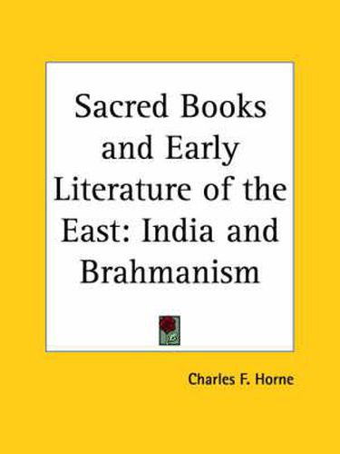 Cover image for Sacred Books and Early Literature of the East: India