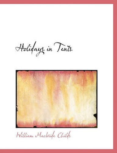 Cover image for Holidays in Tents