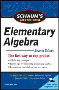 Cover image for Schaum's Easy Outline of Elementary Algebra, Second Edition