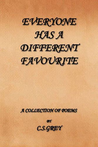 Cover image for Everyone Has a Different Favourite