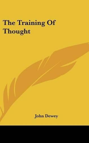 Cover image for The Training of Thought