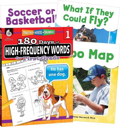 Cover image for Learn-at-Home: High-Frequency Words Bundle Grade 1: 4-Book Set