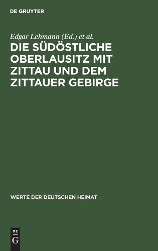 Cover image for Die sudoestliche Oberlausitz mit Zittau und dem Zittauer Gebirge
