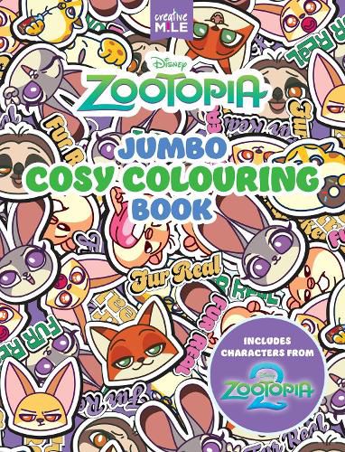 Cover image for Disney Zootopia Cosy Jumbo Colouring Book