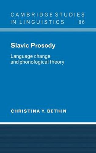 Cover image for Slavic Prosody: Language Change and Phonological Theory