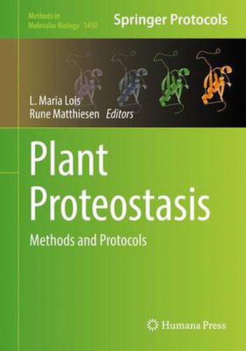 Cover image for Plant Proteostasis: Methods and Protocols