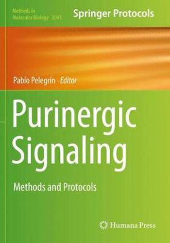 Purinergic Signaling: Methods and Protocols