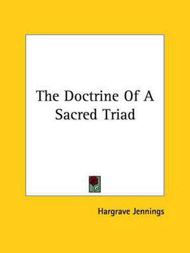 Cover image for The Doctrine of a Sacred Triad