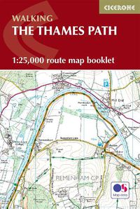 Cover image for The Thames Path Map Booklet: 1:25,000 OS Route Map Booklet