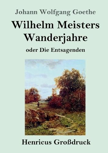 Cover image for Wilhelm Meisters Wanderjahre (Grossdruck): oder Die Entsagenden