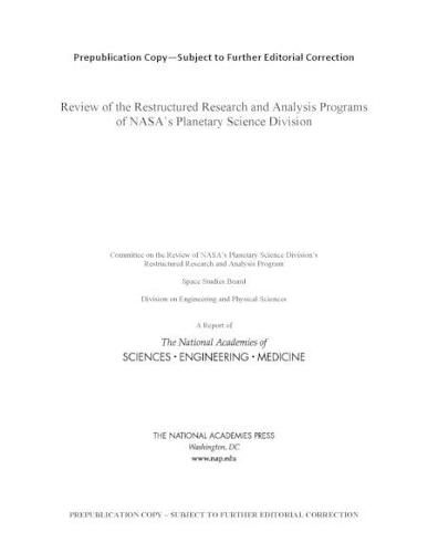 Review of the Restructured Research and Analysis Programs of NASA's Planetary Science Division