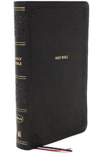 Cover image for NKJV, End-of-Verse Reference Bible, Personal Size Large Print, Leathersoft, Black, Red Letter, Comfort Print: Holy Bible, New King James Version