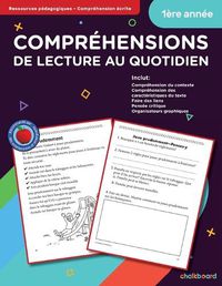 Cover image for Canadian French Daily Reading Comprehension Grade 1