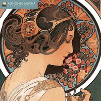 Cover image for Alphonse Mucha Wall Calendar 2025 (Art Calendar)