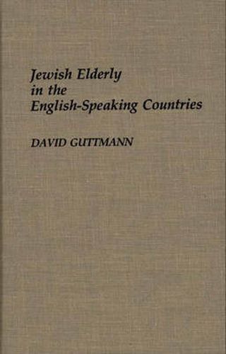 Cover image for Jewish Elderly in the English-Speaking Countries