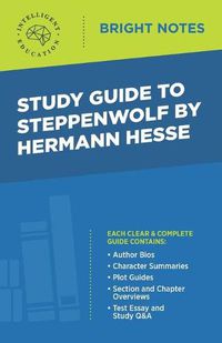 Cover image for Study Guide to Steppenwolf by Hermann Hesse