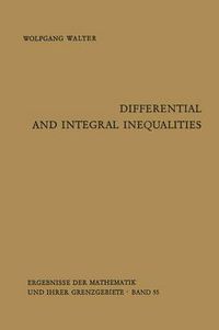 Cover image for Differential and Integral Inequalities