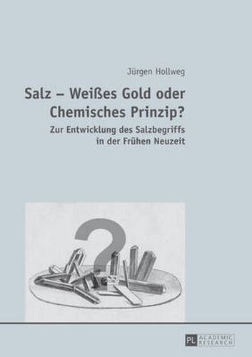 Cover image for Salz - Weisses Gold Oder Chemisches Prinzip?: Zur Entwicklung Des Salzbegriffs in Der Fruehen Neuzeit