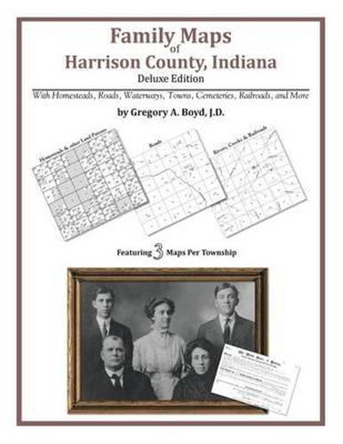 Cover image for Family Maps of Harrison County, Indiana