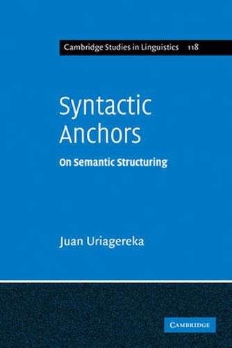 Cover image for Syntactic Anchors: On Semantic Structuring