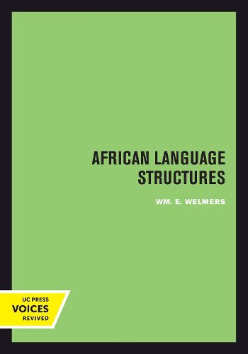 Cover image for African Language Structures