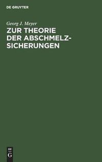 Cover image for Zur Theorie Der Abschmelzsicherungen