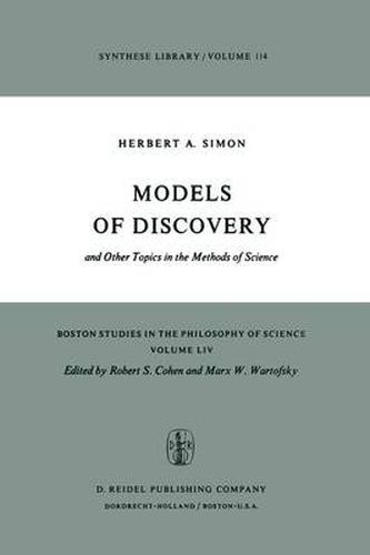 Cover image for Models of Discovery: and Other Topics in the Methods of Science