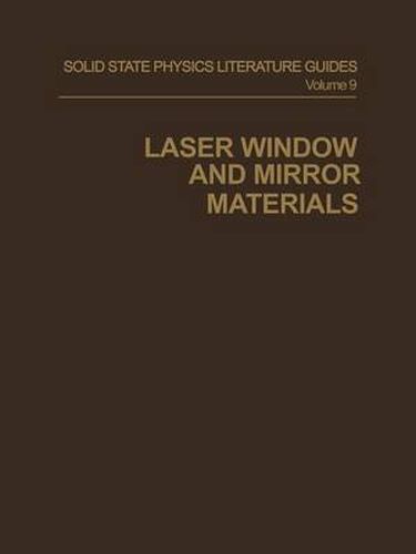 Cover image for Laser Window and Mirror Materials