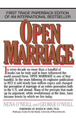 Cover image for Open Marriage: A New Life Style for Couples