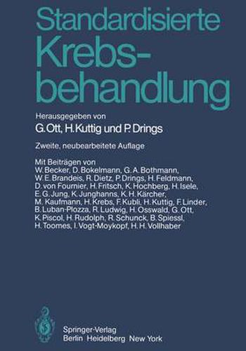 Cover image for Standardisierte Krebsbehandlung